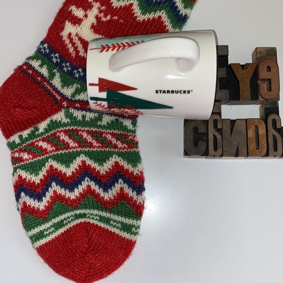 🆕🌲☕️🧜‍♀️STARBUCKS 14 oz. Holiday Ceramic Coffee Mug - Picture 3 of 8